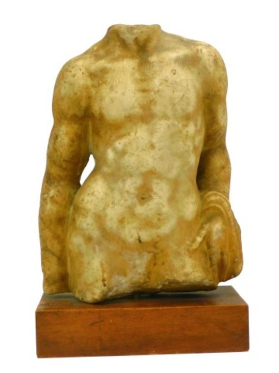 CLASSICAL ANCIENT MARBLE TORSO