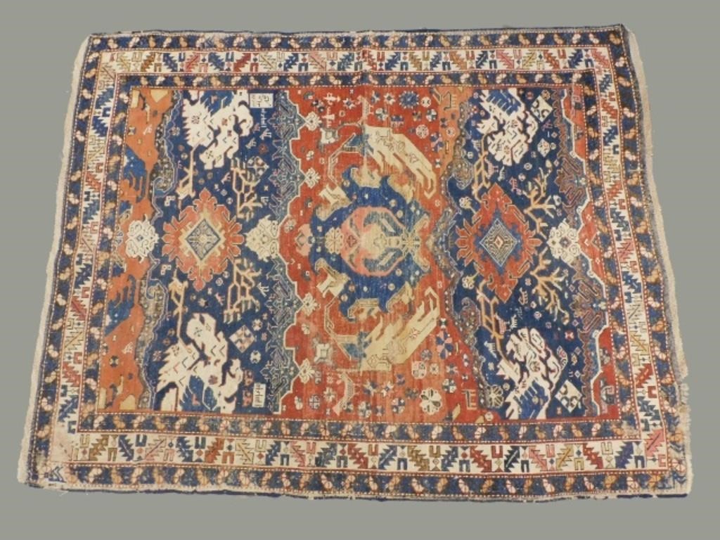 CAUCASIAN RUG, LATE 19TH CENTURY,