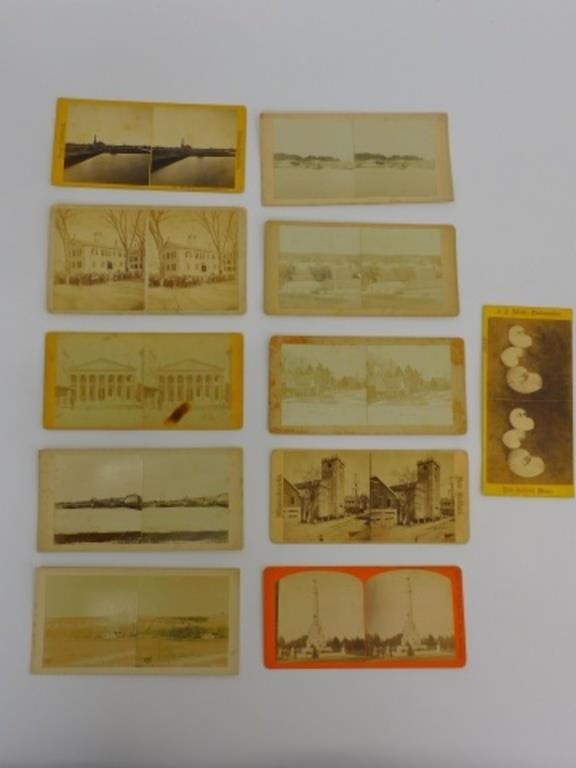  5 WESTPORT STEREO VIEW CARDS  3c8ec8