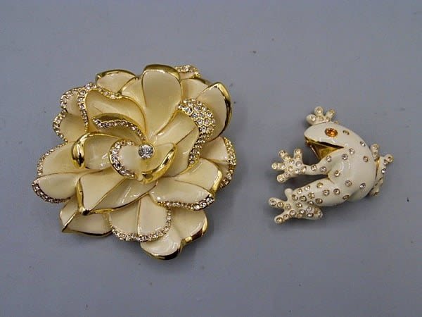 Group of 2 Joan Rivers Brooches.