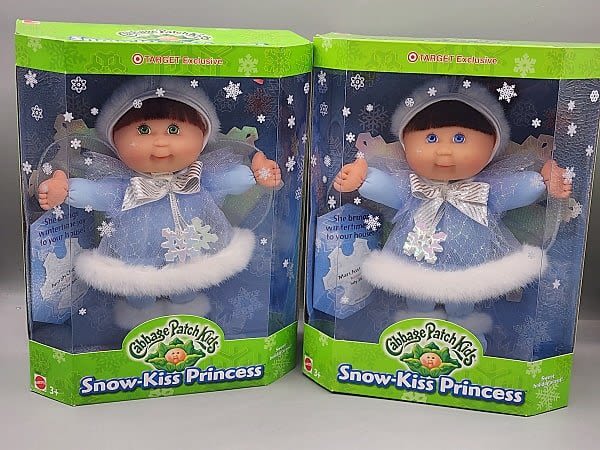 2 Cabbage Patch Snow Kiss Princess Dolls.