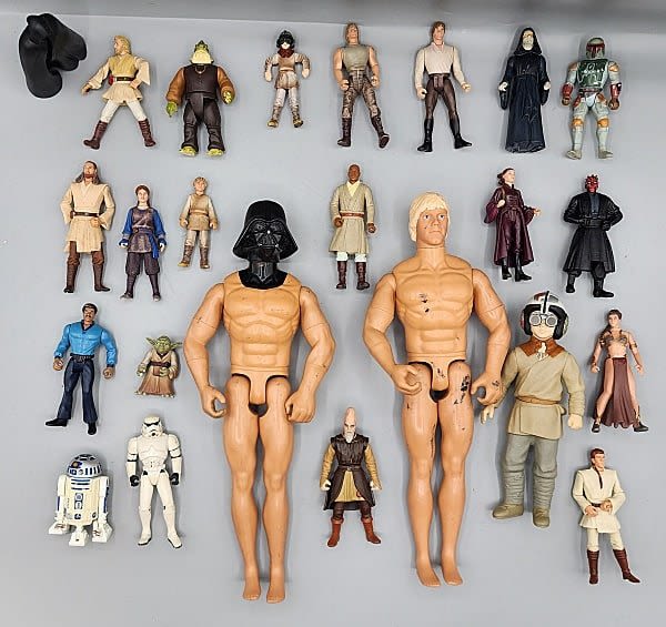 Group of 1990s Star Wars Action
