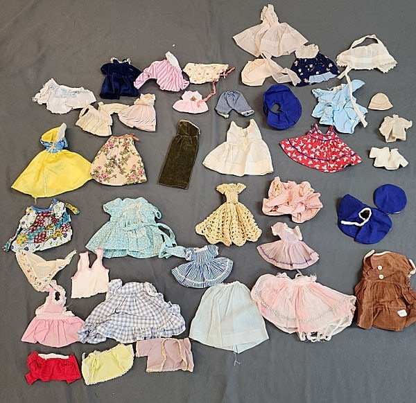 Group of 38 pieces of doll clothing  3c8f6d