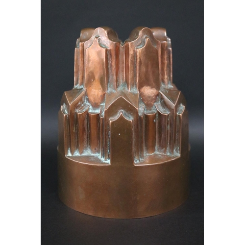 Antique large size copper jelly