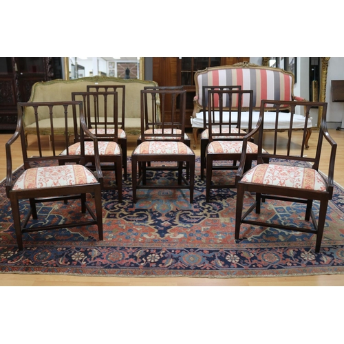 Set of eight antique George III