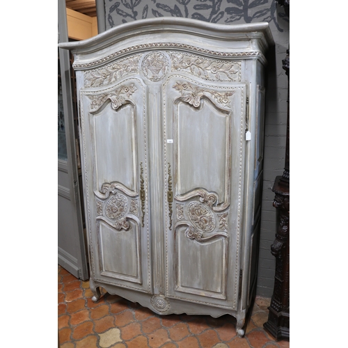 French Louis XV style grey painted 3c9276