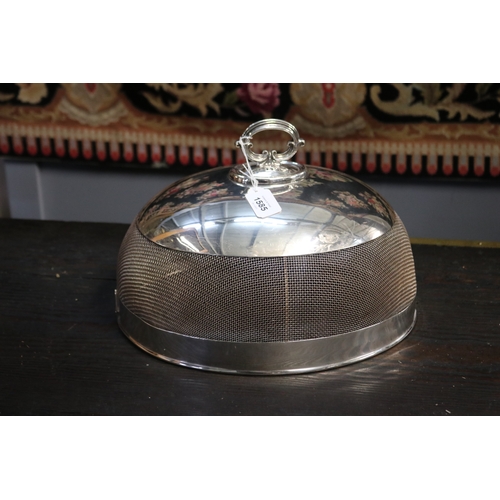 Antique gauze sided silver plated