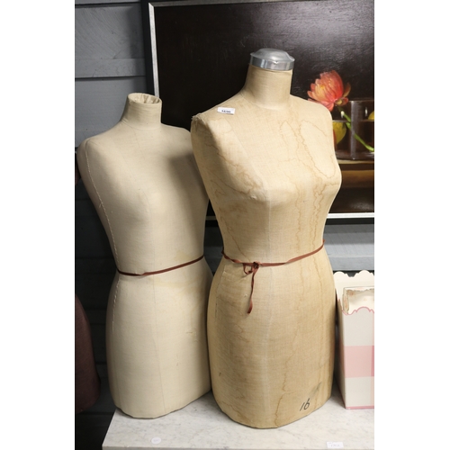 Two vintage female mannequin torsos  3c92f1