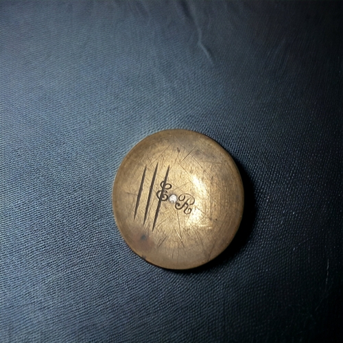 UNUSUAL 'ER' ENGRAVED BRASS/BRONZE