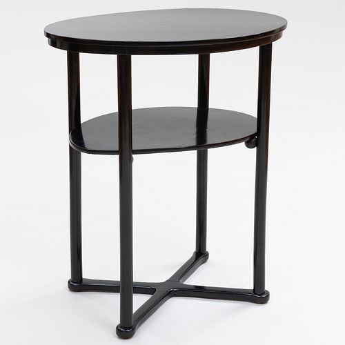 JOSEF HOFFMAN FOR THONET EBONIZED