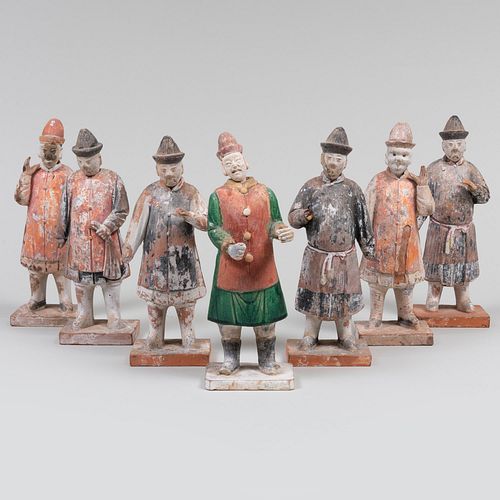 GROUP OF SEVEN CHINESE PAINTED