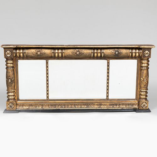 AMERICAN CLASSICAL CARVED GILTWOOD