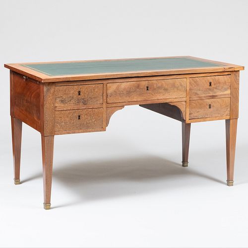 LOUIS XVI STYLE MAHOGANY DESKWith 3c6d91