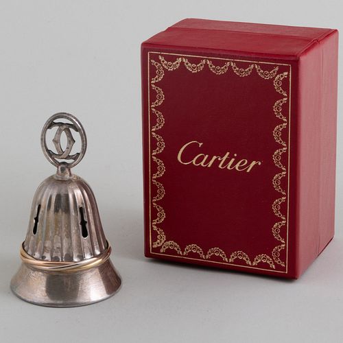 CARTIER SILVER TABLE BELLMarked