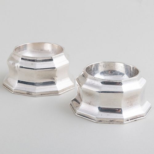 PAIR OF VICTORIAN SILVER SALT CELLARSMarked