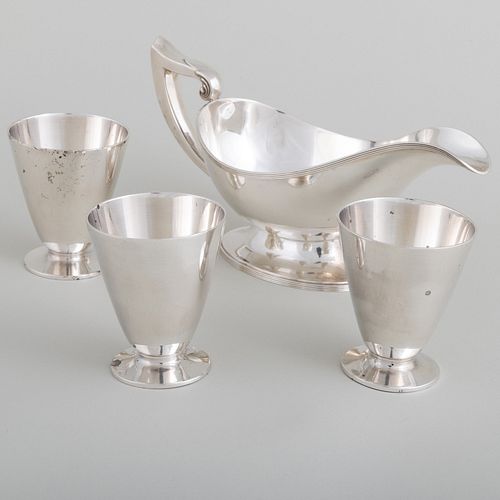 AMERICAN SILVER GRAVY BOAT AND 3c6de6