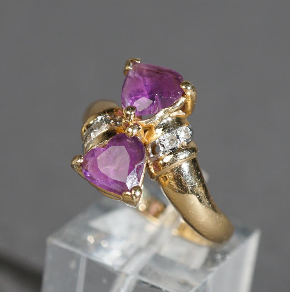 14 KARAT YELLOW GOLD AMETHYST 3c6df5