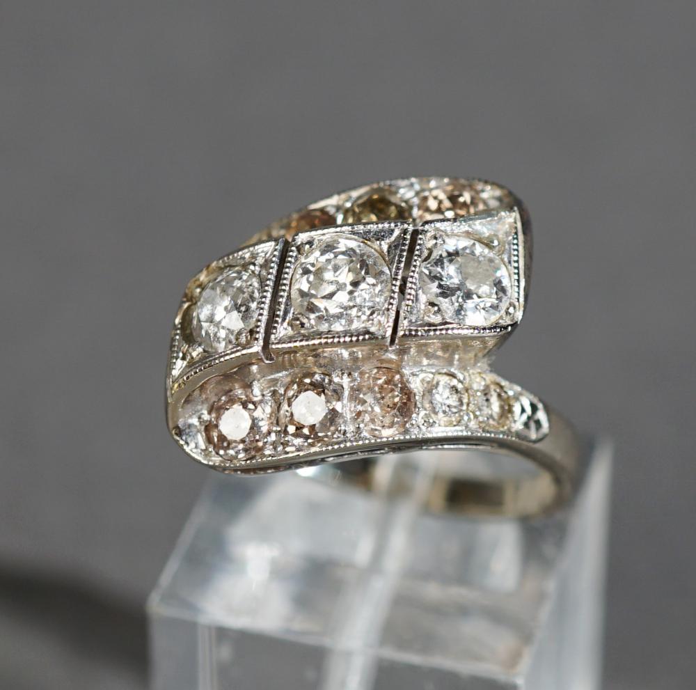 14 KARAT WHITE GOLD AND DIAMOND 3c6e1a