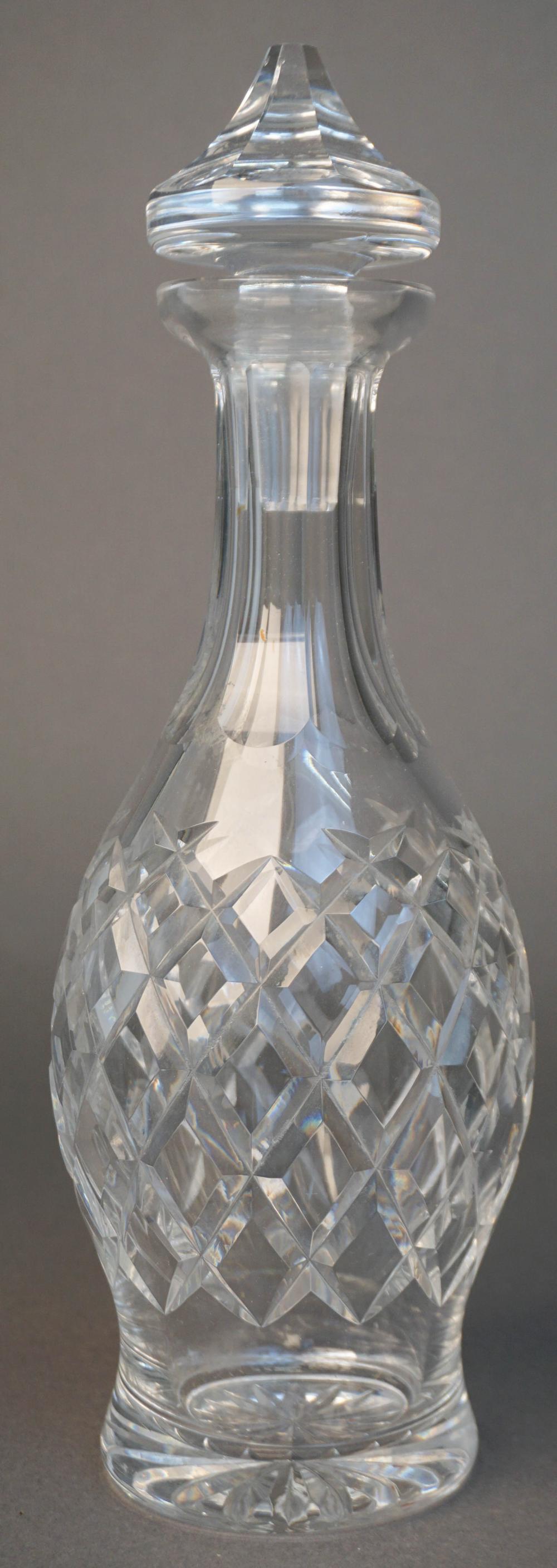 WATERFORD CUT CRYSTAL DECANTER  3c6e93