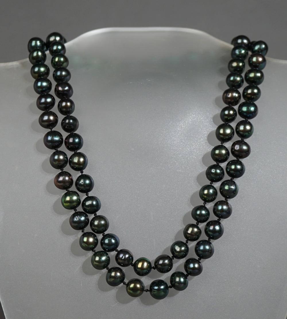 DYED METALLIC BLACK PEARL CONTINUOUS