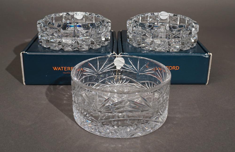 THREE WATERFORD CRYSTAL BOTTLE 3c7062