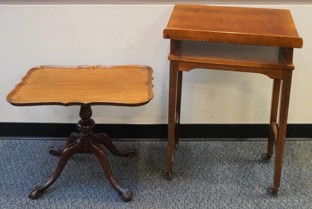 GEORGIAN STYLE MAHOGANY SIDE TABLE 3c70a6