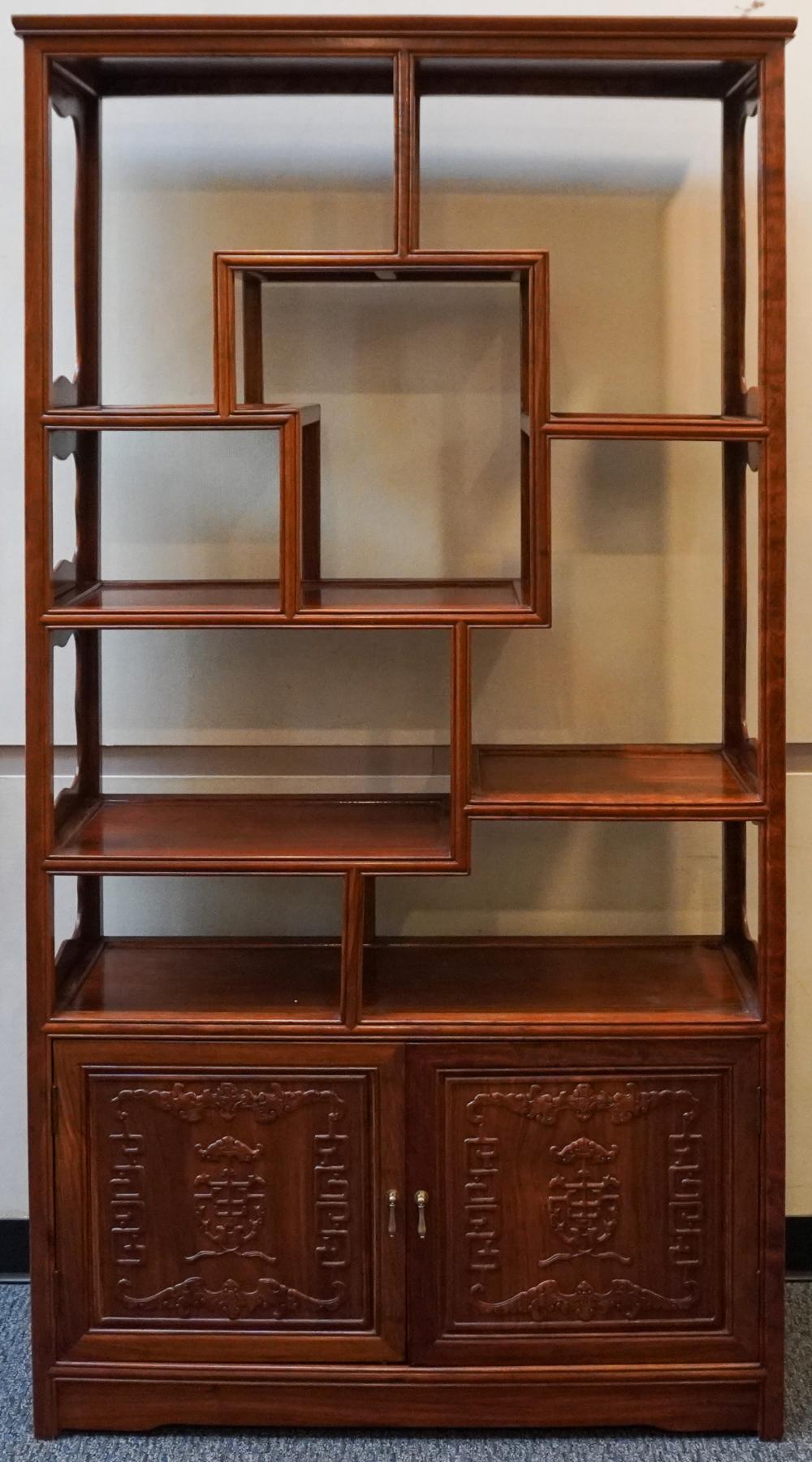 CHINESE ROSEWOOD ETAGERE 76 3 4 3c711f