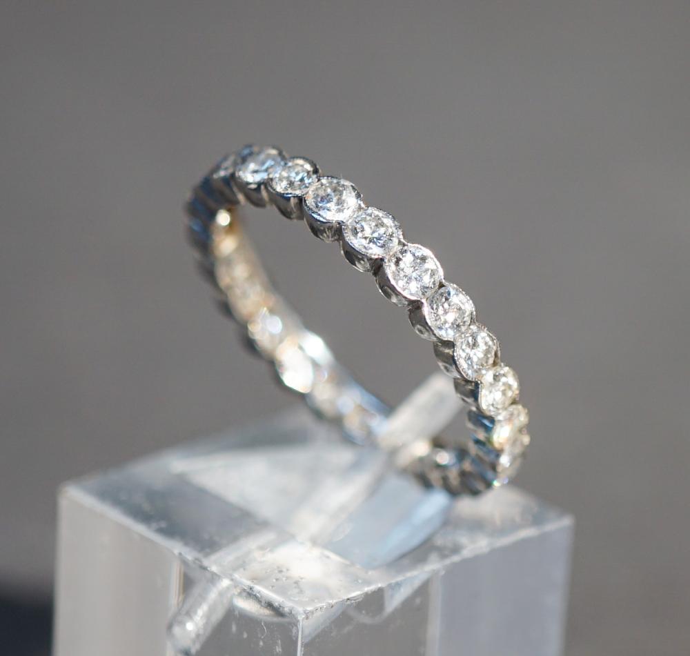 PLATINUM AND DIAMOND ETERNITY BAND