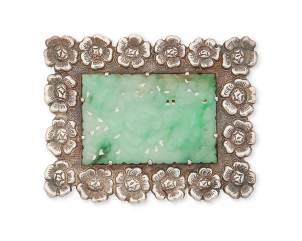 A FRED DAVIS SILVER BROOCH WITH 3c746d