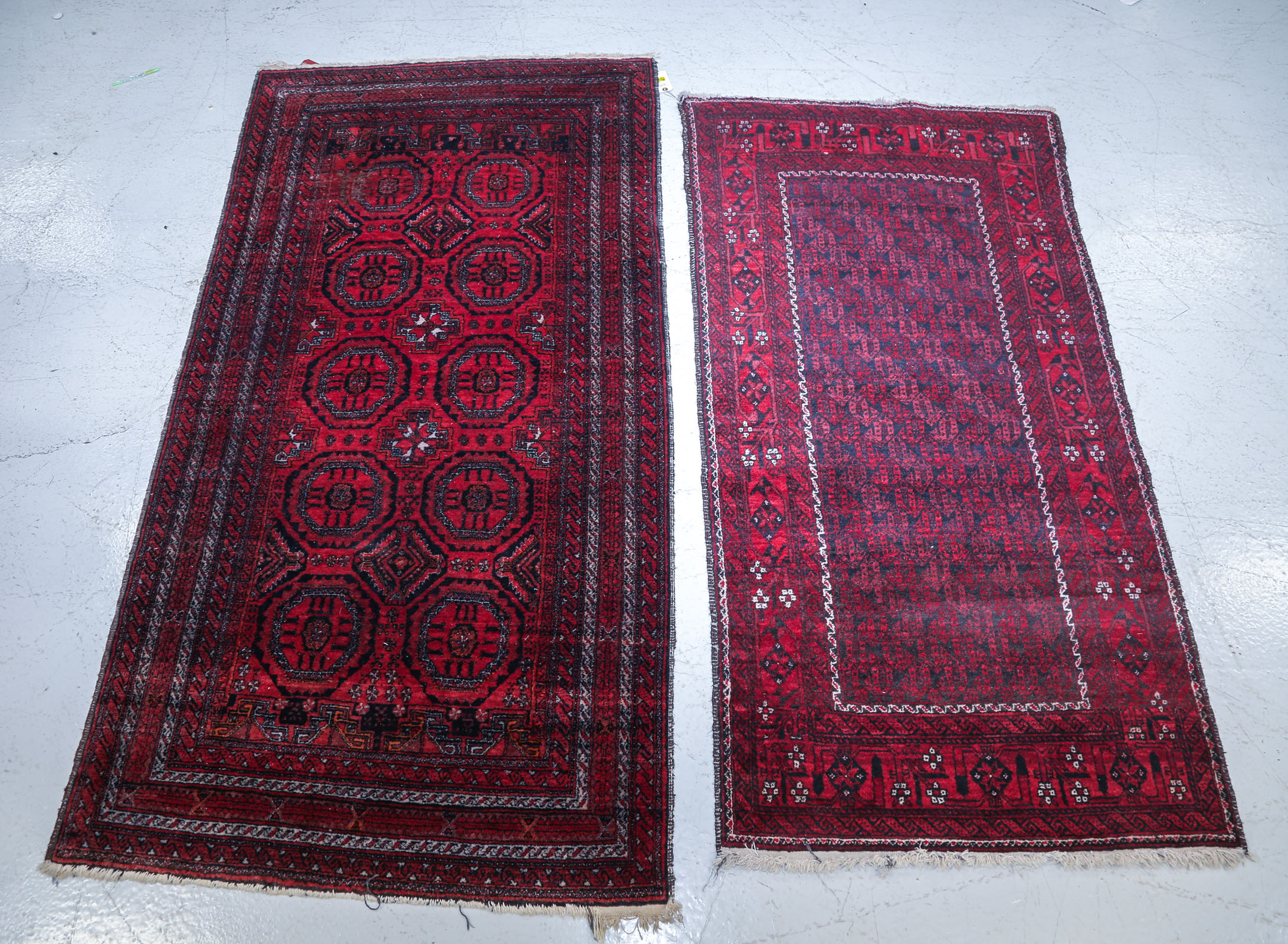 TWO BALOUCH RUGS, AFGHANISTAN,