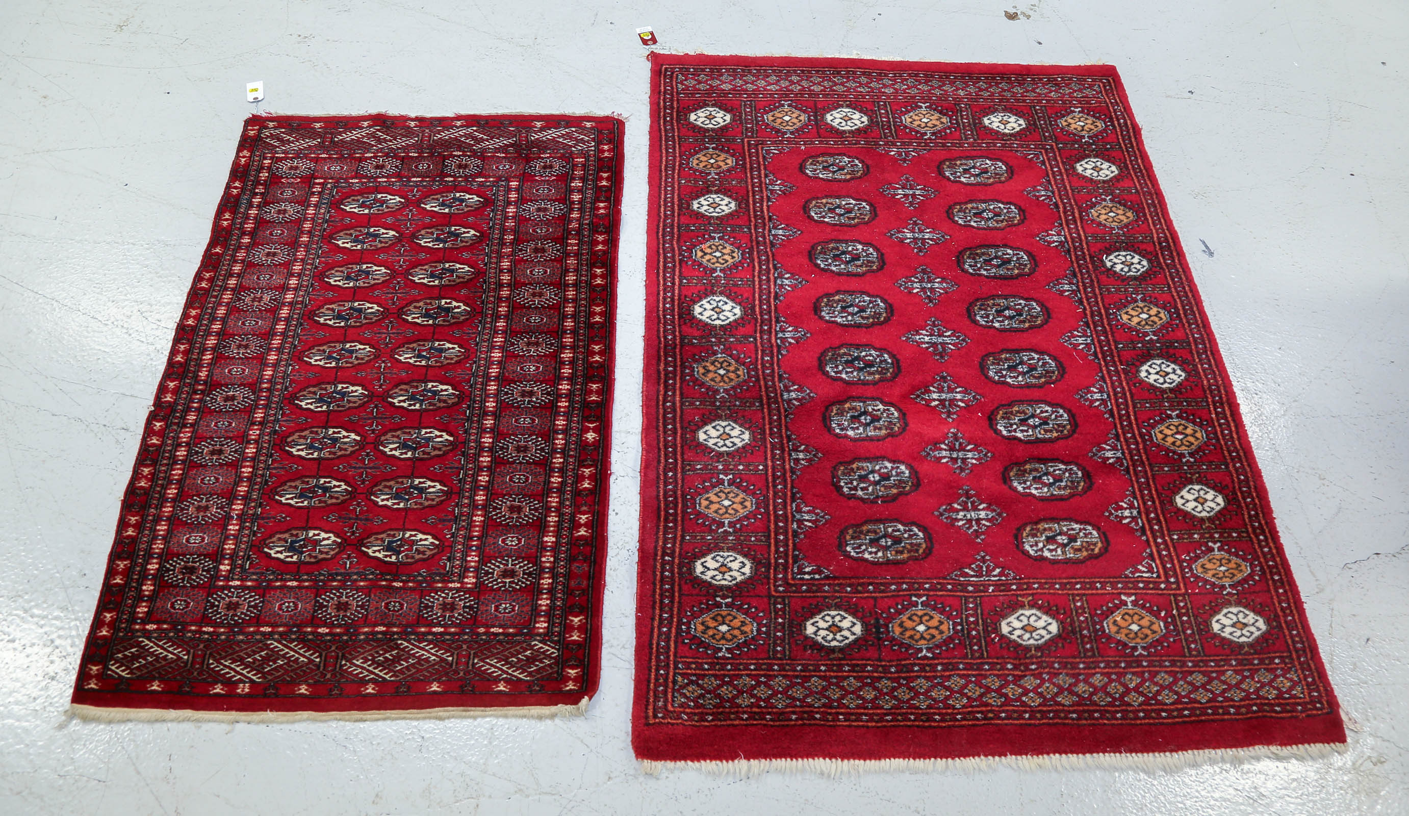 TWO BOKHARA RUGS, PAKISTAN, 4 X