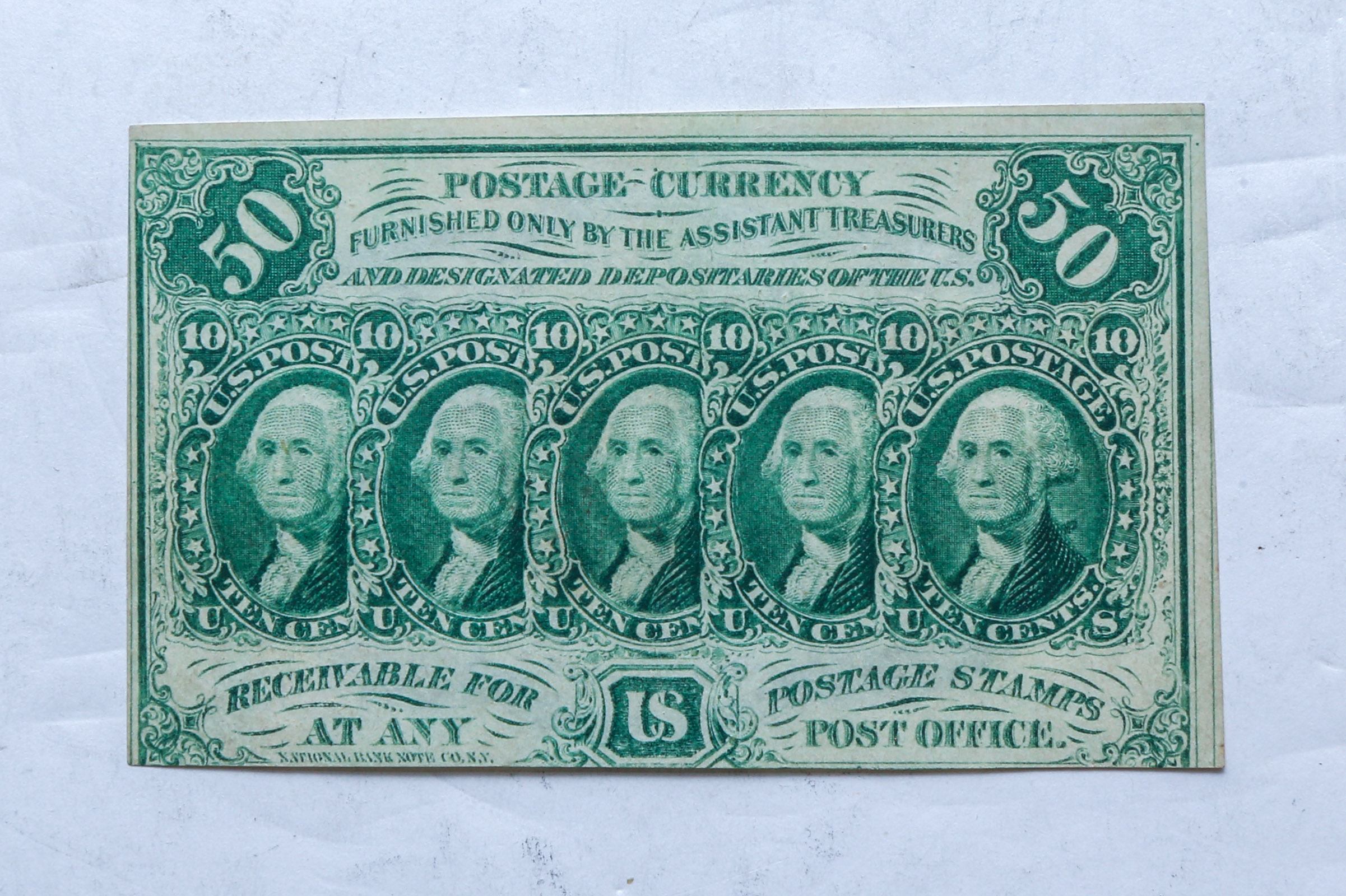 50 CENT FRACTIONAL CURRENCY FIRST ISSUE