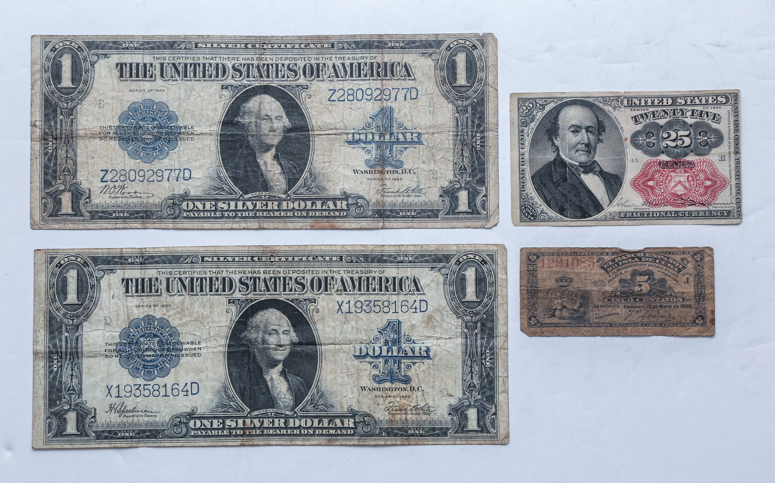 US & WORLD CURRENCY 2- 1923 $1