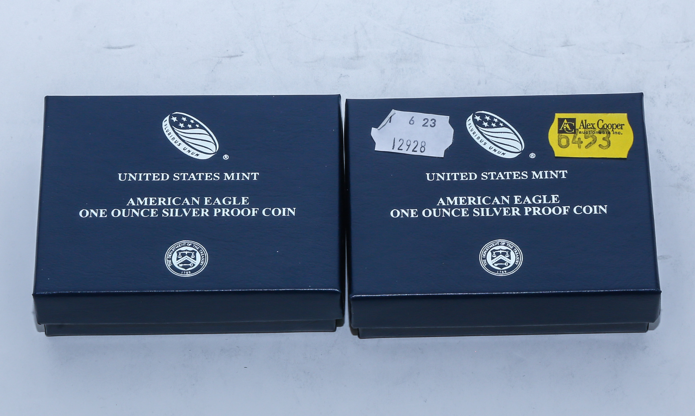 2015 W 2016 W PROOF SILVER EAGLES 3c7747