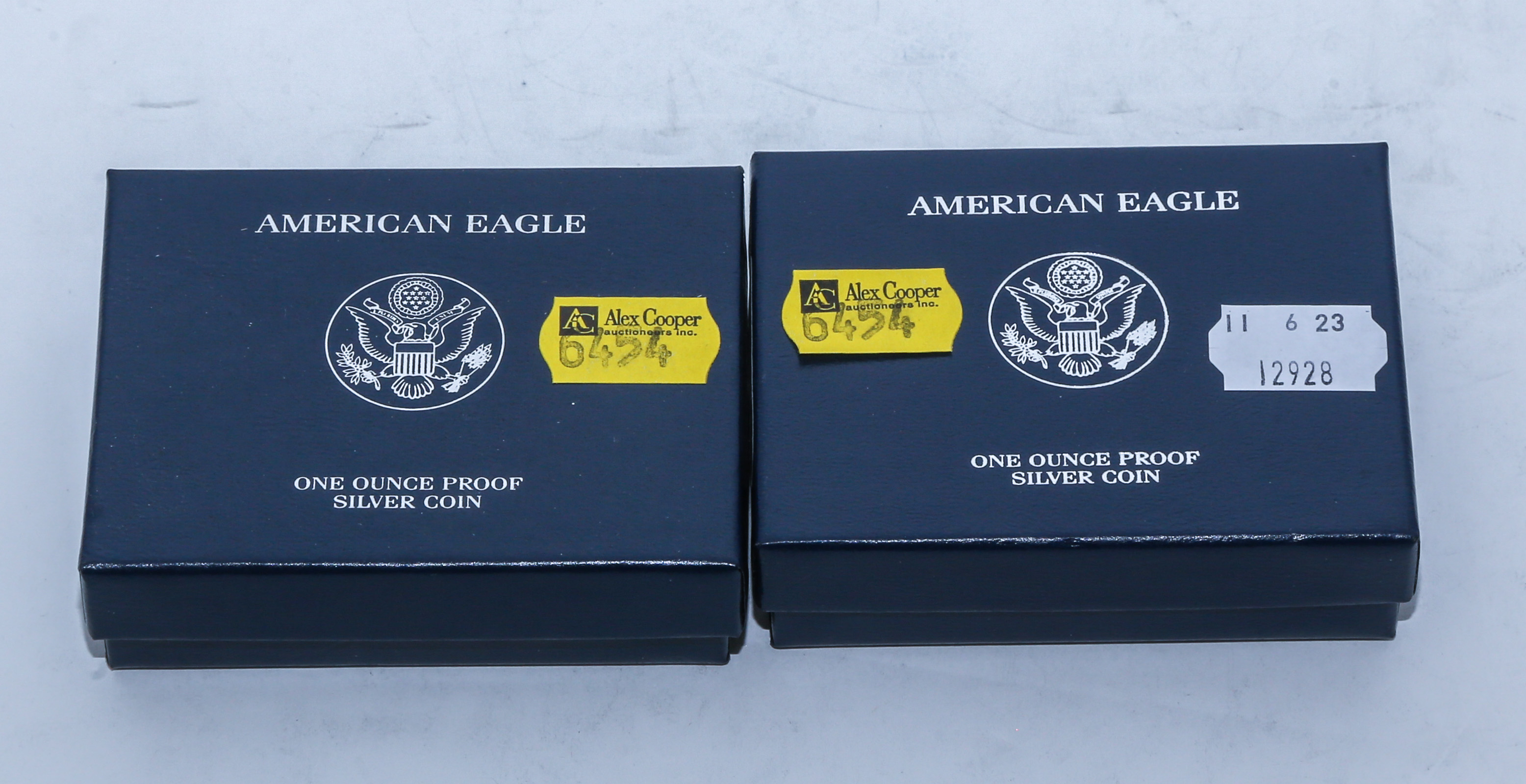 2008-W & 2010-W PROOF SILVER EAGLES