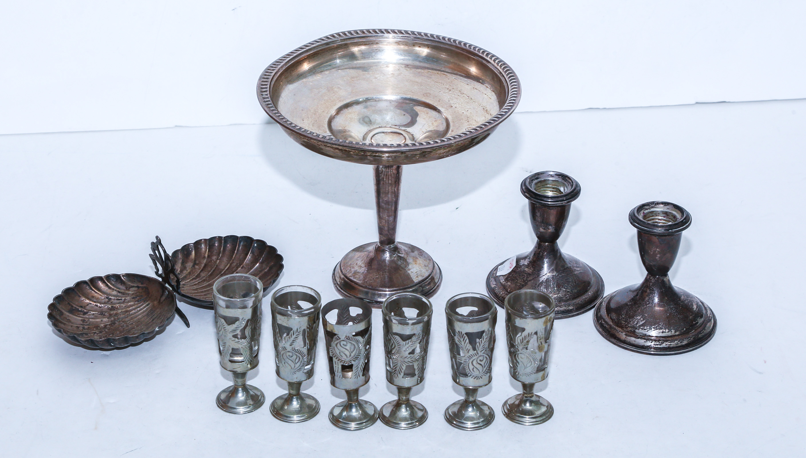 GROUP OF STERLING HOLLOWWARE Including