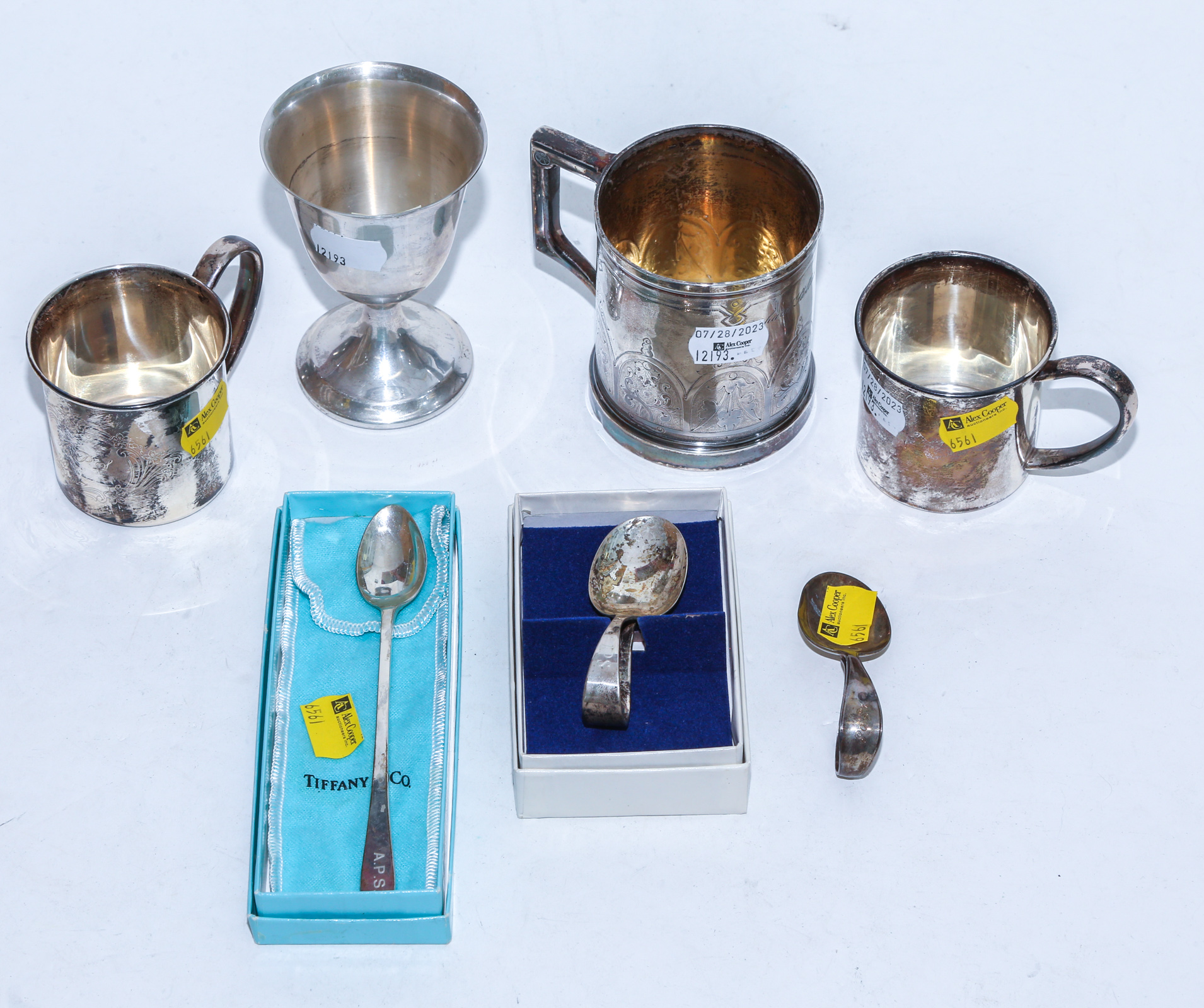 A SELECTION OF SILVER ITEMS TIFFANY 3c778d