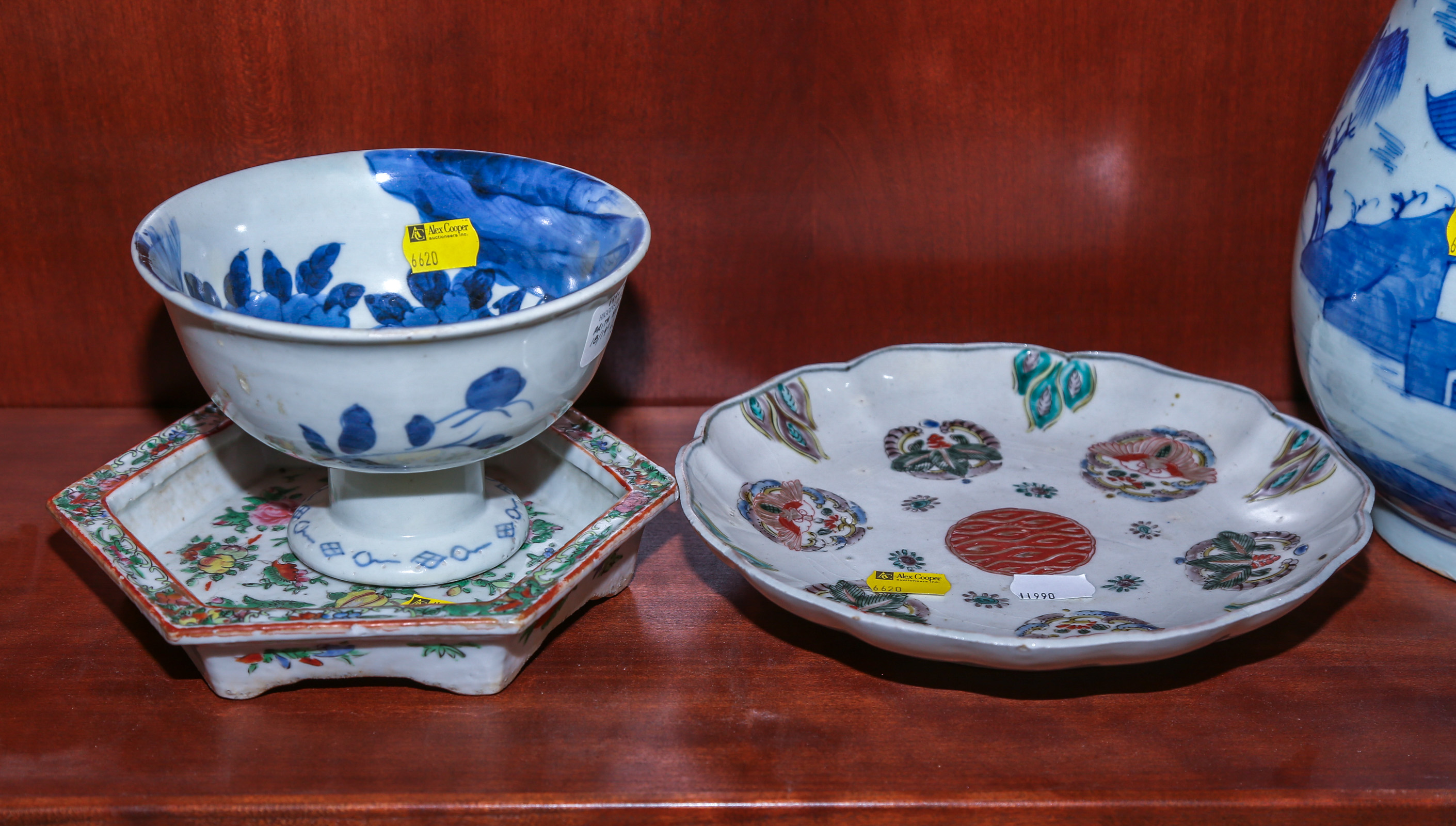 THREE PIECES OF EXPORT STYLE CHINA