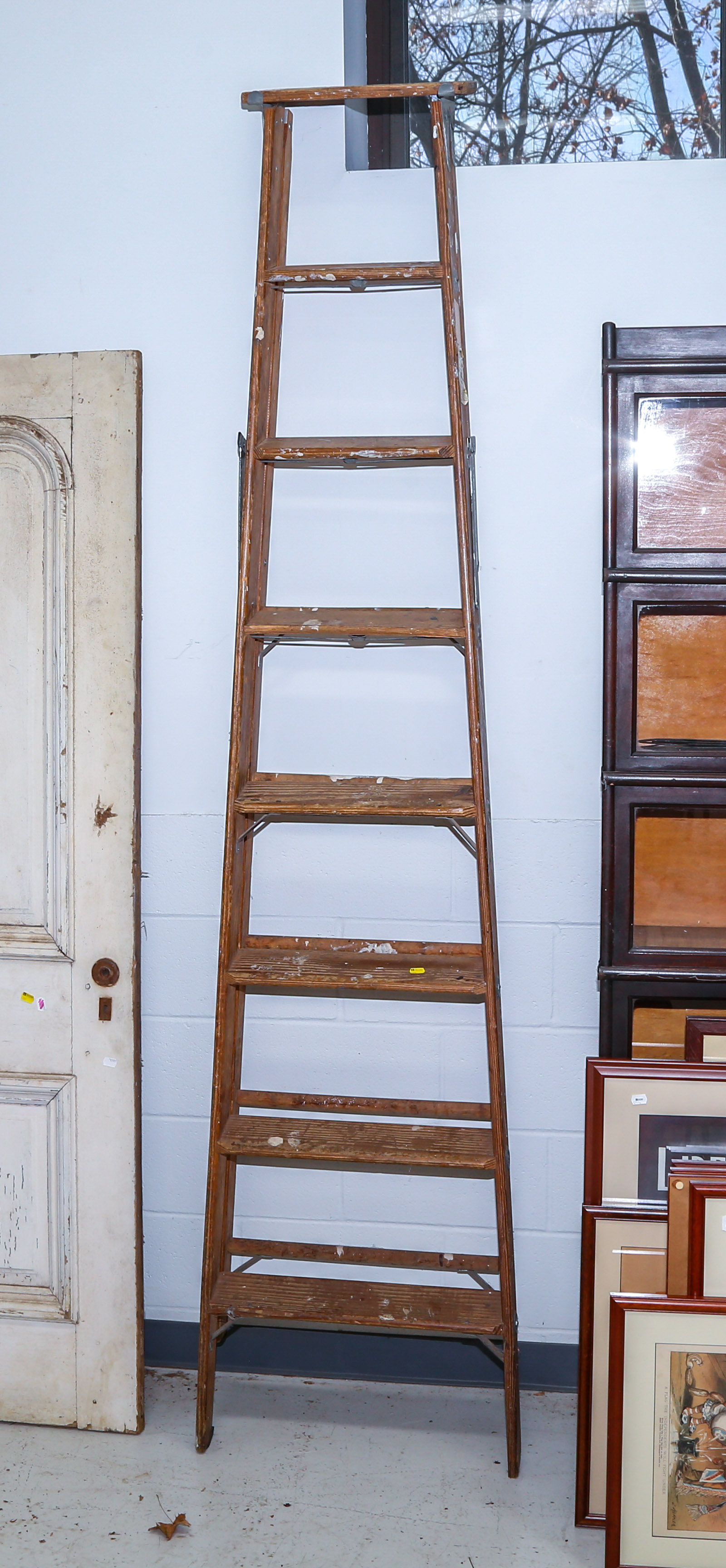 WOODEN FOLDING LADDER 2nd half  3c787d