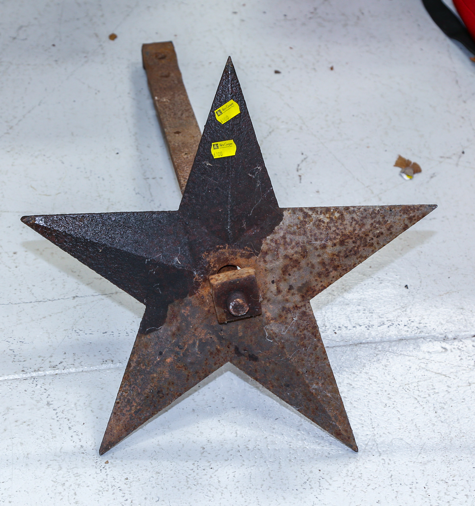 CAST IRON BUILDING STAR 19th century  3c78a2