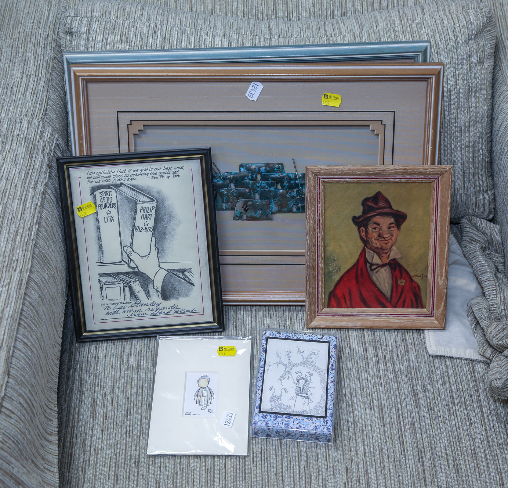 ASSORTED ARTWORKS Including two 3c78ef