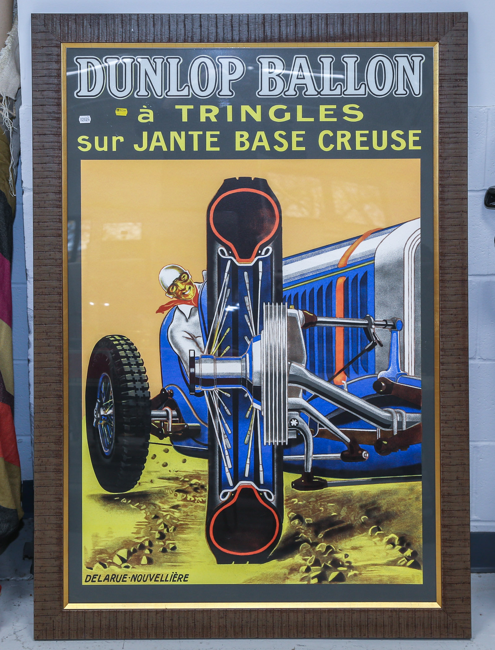 LARGE FRAMED REPRODUCTION DUNLOP