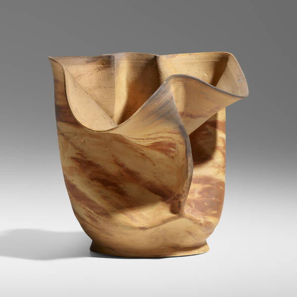 George E. Ohr. Exceptional vase.