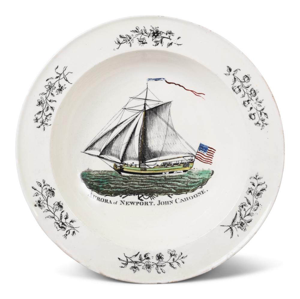 WILSON CREAMWARE AMERICAN MARKET TRANSFER-PRINTED