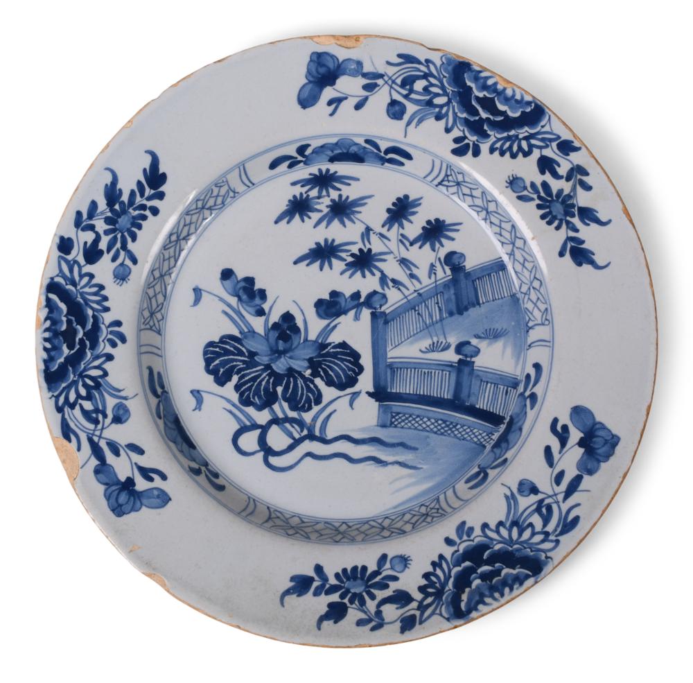 ENGLISH DELFTWARE BLUE AND WHITE