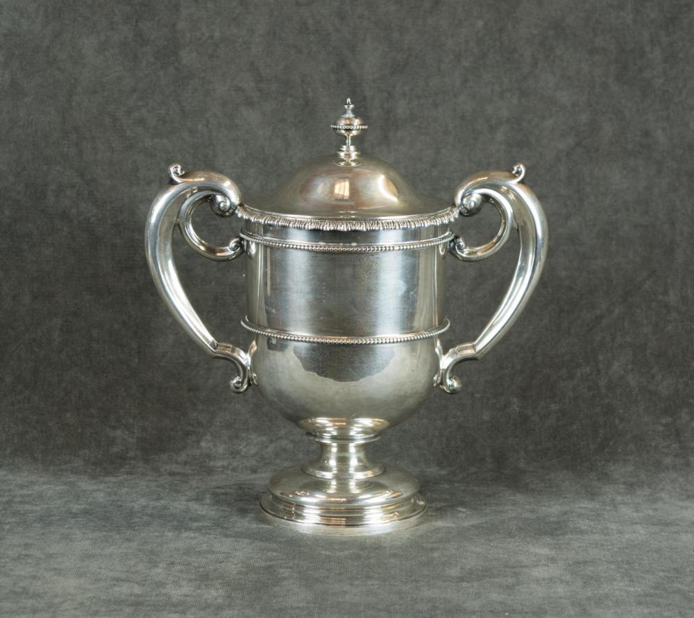 STERLING SILVER TWO-HANDLE COVERED