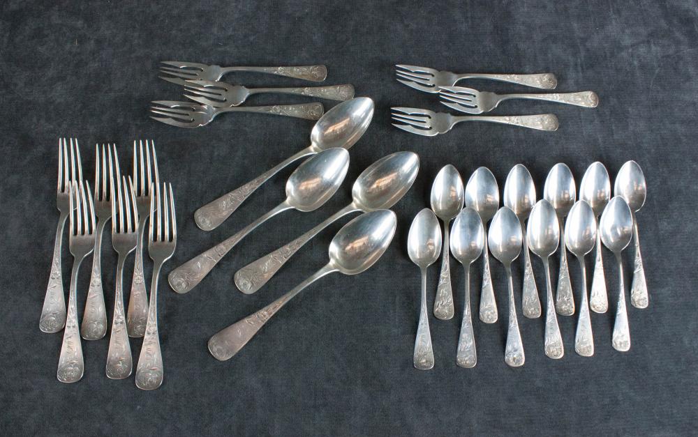 PARTIAL STERLING SILVER FLATWARE 3c7bd5