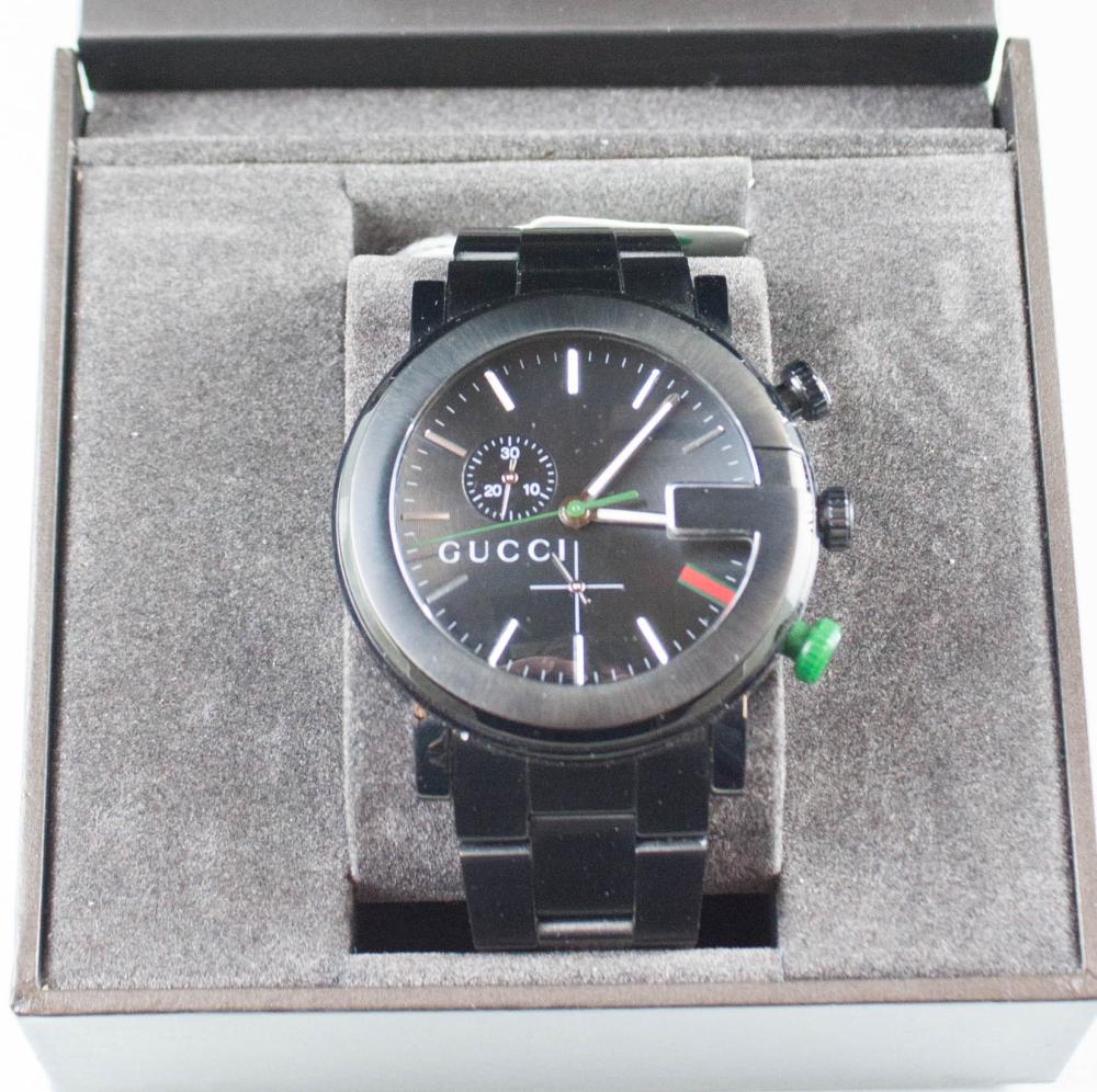 MEN'S GUCCI 101M CRONO WRISTWATCHMEN'S