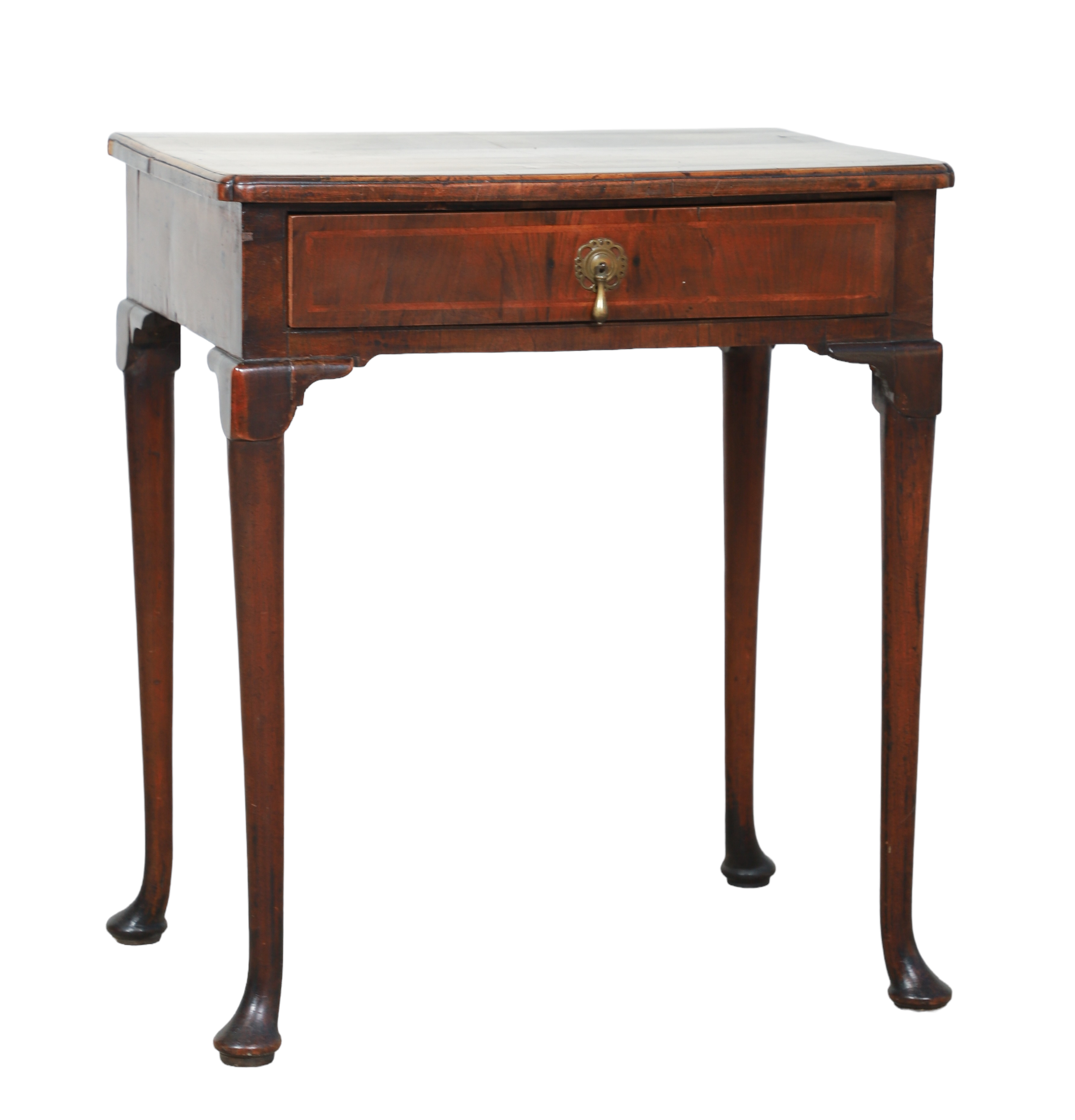 Mahogany Queen Anne side table