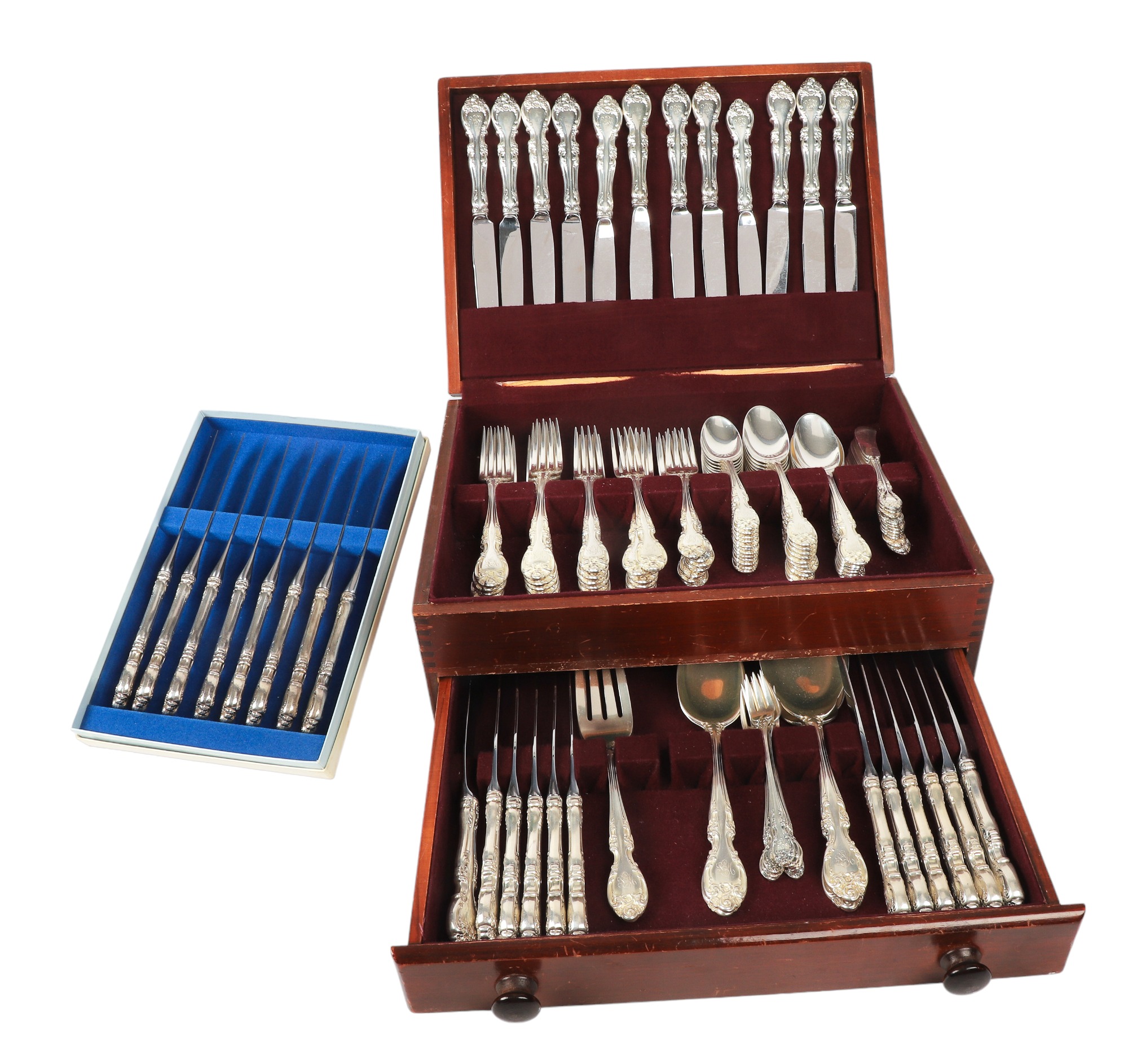 (118) Pcs Gorham sterling silver flatware,